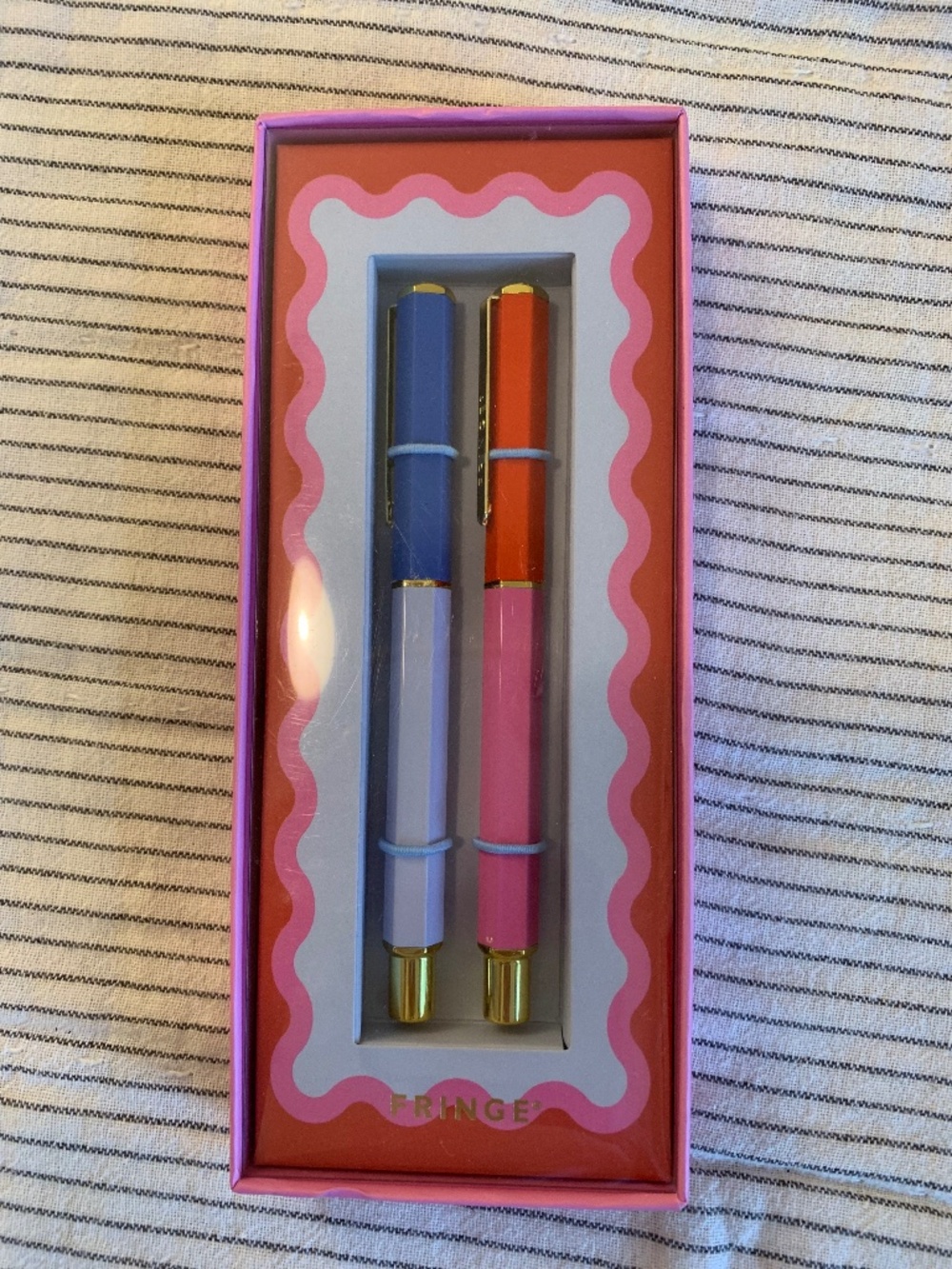 NWT Fringe Ball Point Pen Set of 2